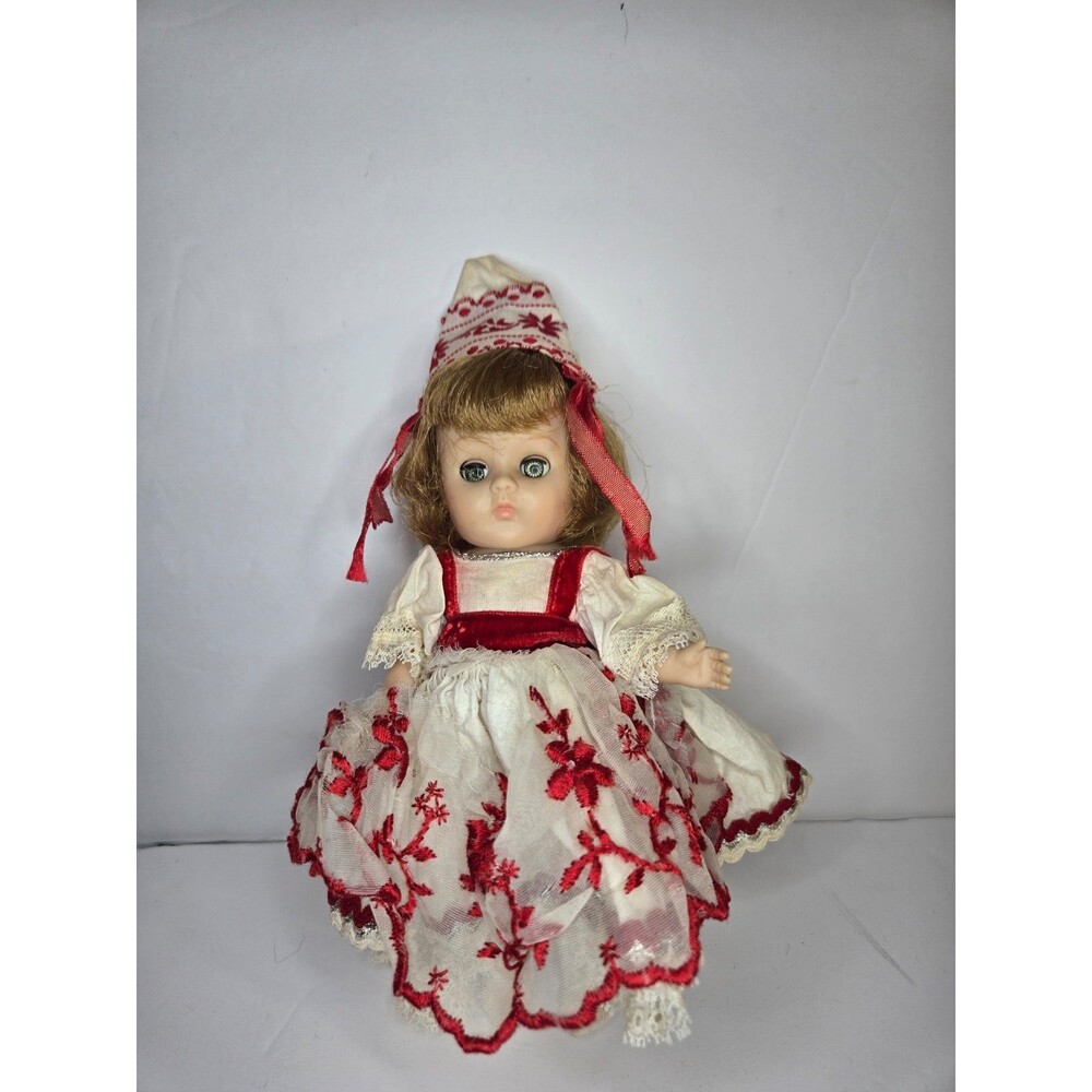 Vogue Ginny Doll Dolls of the World Ripped Dress Stain on Foot